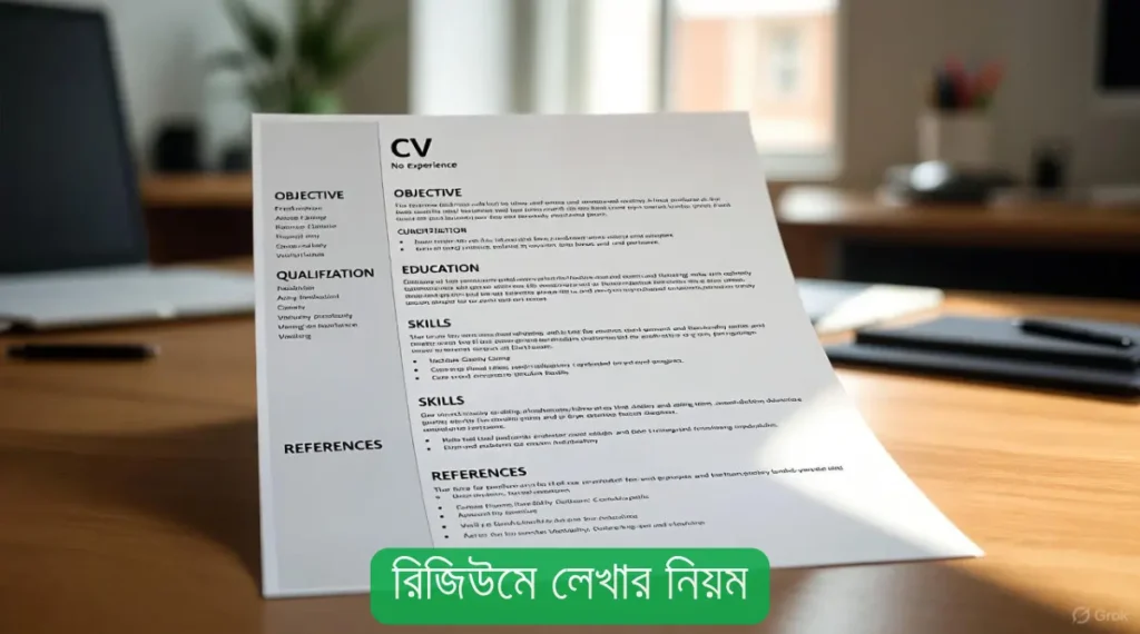 রিজিউমে লেখার নিয়ম – শূন্য অভিজ্ঞতায় প্রফেশনাল রিজিউমে লেখার ৭টি সিক্রে�